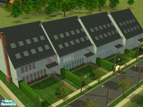 Sims 2 — OakRidge Townhomes by squeakers — Large 2 bedroom, 2 and a half bath homes, These homes have large comfortable