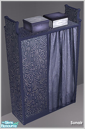 Sims 2 — Sunair T695 NCL Armoire by Sunair — Sunair T695 NCL Armoire (lightwood) of NLC Bedroom - Mesh set. The two parts