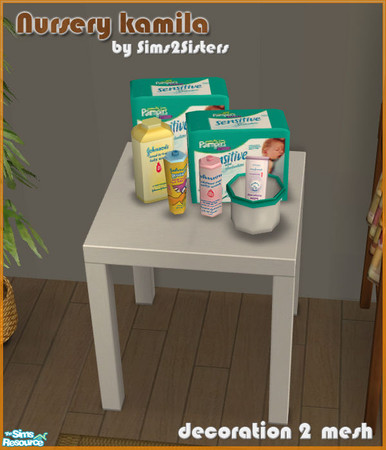 Sims 2 — S2S Nursery Kamila - Decoration 2 Mesh by sims2sisters — 