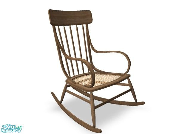 Sims 2 — Herka Rocking Chair by n-a-n-u — 