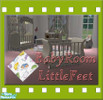 Sims 2 — BabyRoomLittleFeet by The_Unicorn — Babyroom with original Seasons Nurserie recolor, only the fabric has