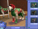 Sims 2 — Santa Paws by turchok — Let Santa Paws be a part of your family tree with festive red and green eyes and fur and