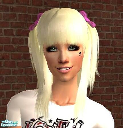 Sims 2 — Blonde Hair by Lenik — MESH - Hair085