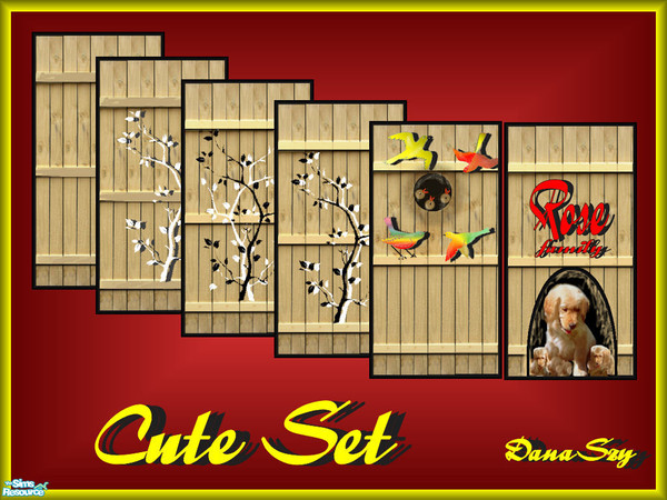 Sims 2 — Cute set by danaszy — A wonderful set of 6 part for your sims