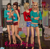 Sims 2 — Sleepy Head by pretty_baby — 4 Sleepwears for your teens. No mesh