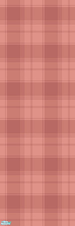 Sims 2 — Studio K Plaid - Coral by StudioKhagerks — 