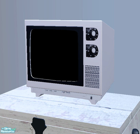 Sims 2 — White - tv by steffor — 