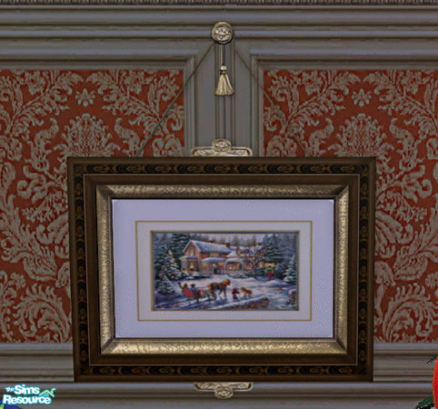 Sims 2 — Christmas Time Livingroom Painting 4 by lisa9999 — Over the river.