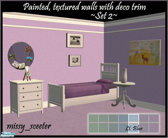 Sims 2 — Spun Sugar Set2 - Light Blue by missy_sceeter — 