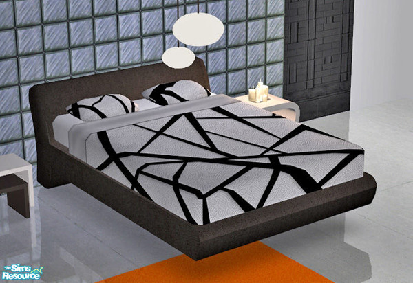 Sims 2 — Simple modern - Cherrynd-simplebed by CherryND — 