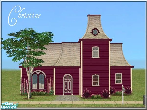 Sims 2 — Second Empire Starter by cm_11778 — A cute Second Empire starter home that only requires the base game and the