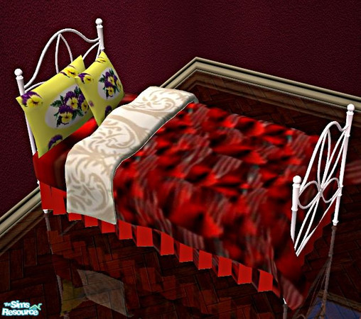 Sims 2 — TC119 Sugar Girl Bedroom RC- Bed by mom_of2boyz — The textures for this challenge were provided by Tambriah. The
