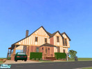 Sims 2 — Elaborate Craftsman by samjoy72 — This is a 2BR/3BA + Loft (perfect for 3rd BR, if needed). Formal dining,