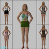 Sims 2 — Modest swimsuits for Well rounded sims by mamak — Many of us use custom shapes for realism in our games. For
