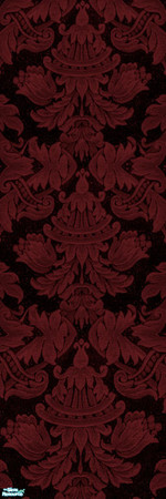 Sims 2 — Dark Damask Set - Dark Damask II by alunia6191 — For gothic houses, wizards\' homes, castles and not only...