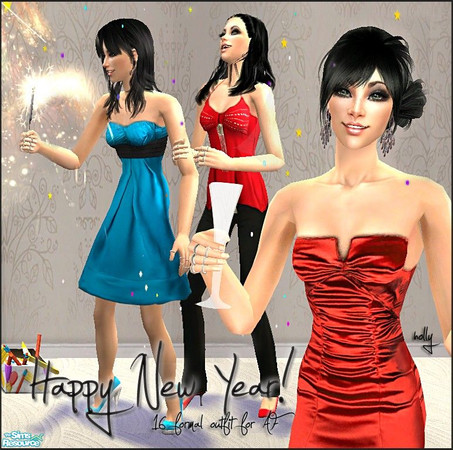 Sims 2 — Happy New Year - 14 formal for AF by *Holly — Happy New Year - 14 formal outfits for AF. Don\'t forget to