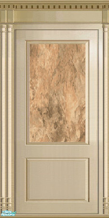 Sims 2 — jsf2VictorianMarble3 by jsf — My revised Victorian panel holds a rich, coppery, brown marble. 