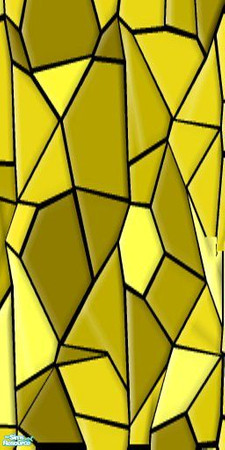 Sims 2 — Mosaic Walls and Floors Set 2 - Yellow Mosaic Tile Wall by Tricross — Each item costs 5 in game. Enjoy.