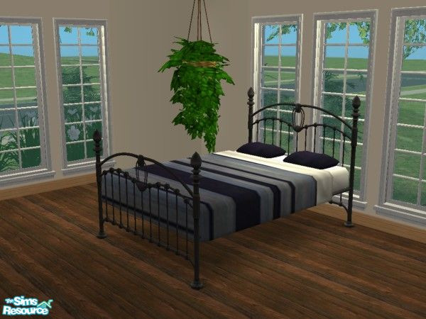 Sims 2 — MFG Bedding - Blue Stripe by mightyfaithgirl — lovely striped bedding