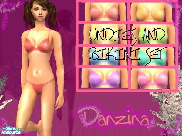 Sims 2 — Rainbow Undies by danzina — The set was originaly only a bikin set, i have now made it for undies aswell, hope