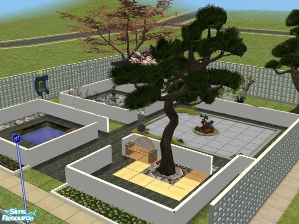 Sims 2 — Zengarden by Csudi by csudibaba — A small Japanese garden for the meditative sims to indulge in thoughts. A