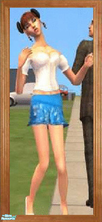Sims 2 — Personalized Wall - Example by McBeal — Yes, a personalized wall! This is just an example, if you wish to have