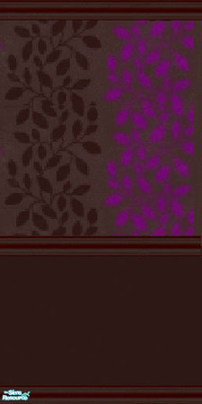 Sims 2 — Leafed Half Stripes - Choco Pink by lisandbag — Gorgeous, Modern, Leafy