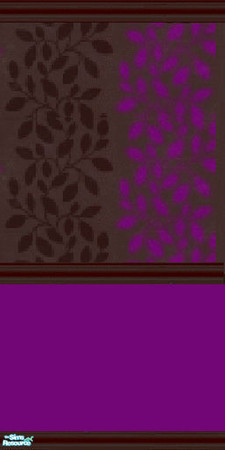 Sims 2 — Leafed Half Stripes - Choco Pink v2 by lisandbag — Gorgeous, Modern, Leafy