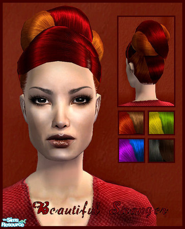 Sims 2 — BEAUTIFUL STRANGER by KalmanKukka — Package include five recolours. Original mesh is from The Sims Artists