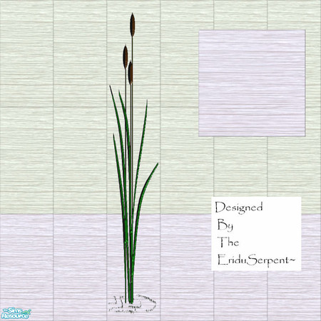 Sims 2 — Cattails Bathroom Wall & Floor Set by eriduserpent — A beautiful pale set perfect for a relaxing bathroom.