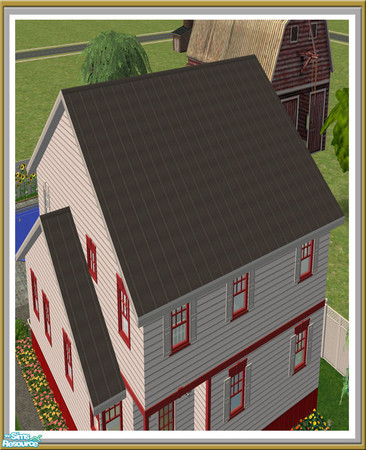 Sims 2 — The Avon - Roof - Grey by Shakeshaft — Part of a recolour set of the Windows and Doors from the Avon Build Set,