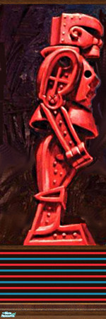 Sims 2 — Bots 1 by Lorah — Alternate 1 and 2 to create a seamless mural around the room.