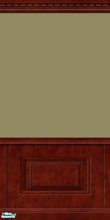 Sims 2 — Fenway Series Paint in Creamy Celery with Wood Panel by bgbdwlf408 — Complete your Victorian parlor with this