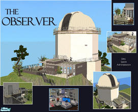Sims 2 — The Observer by laivine_erunyauve — Your space-mad sims will love living in this observatory! The Observer