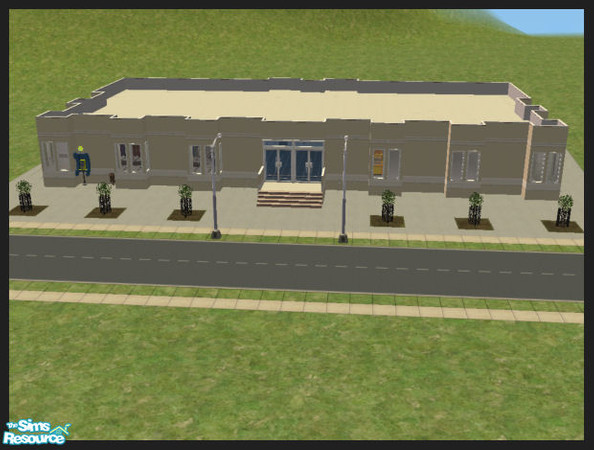 Sims 2 — AllMart by robbyngirl — This shopping center has everything! Pet store, Game and mag stores, grogecy store,