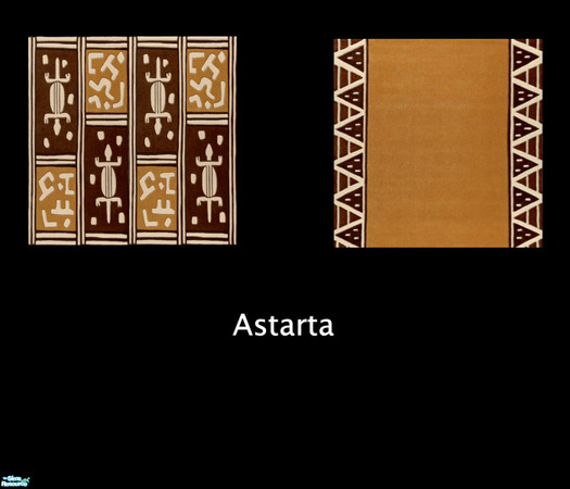 Sims 2 — Africa by Astarta — African inspirred area rugs.