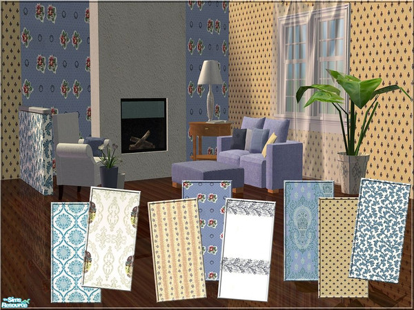 Sims 2 — Veronn Wallpaper Set 05 by Veronn — Wallpaper set.