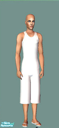 Sims 2 — Openhouse AM Loose Capri Set - Openhouse Amlongshortsalpha M by openhousejack — new mesh