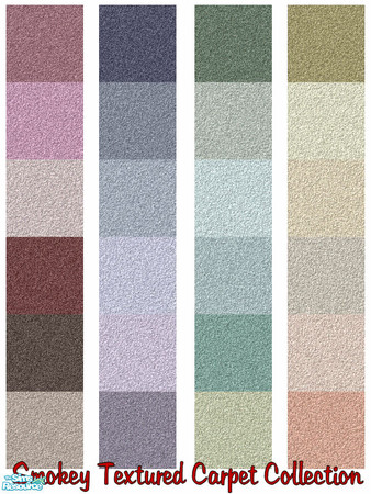 Sims 2 — Smokey Textured Carpet Collection by shadow66 — This is a set of 24 seamless, textured carpets, in various
