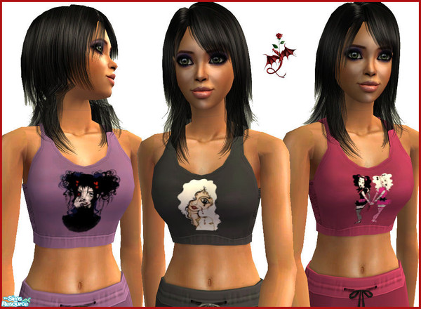 Sims 2 — Teen Casual by cariadbach — A casual outfit for your Teen Sim can be worn everyday or Athletic Three colours