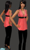 Sims 2 — Legging with a pink top by kouk143 — enjoy!