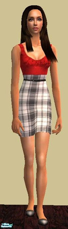 Sims 2 — Poise - 5f73fdd4 Ruby Plaid by MichelleySim95 — Fall 2008 is all about plaid prints and vibrant colors. This