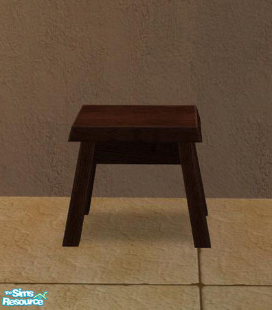 Sims 2 — Roman Kitchen - stool by ShinoKCR — 