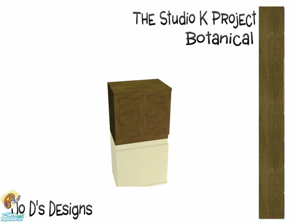Sims 2 — Leyris Kitchen Studio K Match Botanical Counter 2 by simmaniac2005 — This is the 3rd of the woods, Botanical.