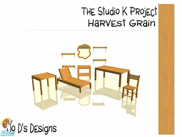 Sims 2 — Leyris Outdoor & Hall Studio K Match Harvest Grain Set by simmaniac2005 — I LOVE Studio K walls & floors