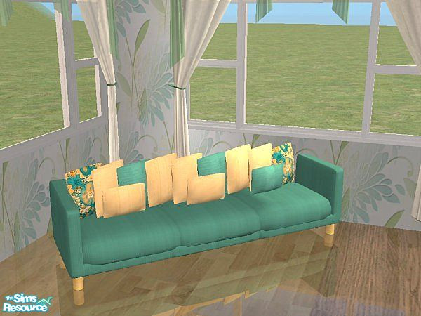 Sims 2 — Verde LivingRoom - Sofa by ziggy28 — A re-colour of the Cannes Living Room sofa by Chrissie at pimp-my-sims.