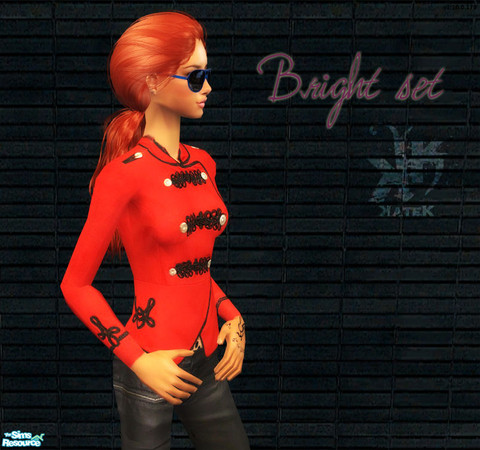 Sims 2 — Bright set by K@ — The newest set from me. Enjoy! ~KateK