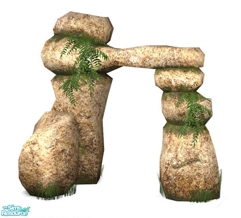 Sims 2 — Stone Arch - Recolor 02 by Murano — 