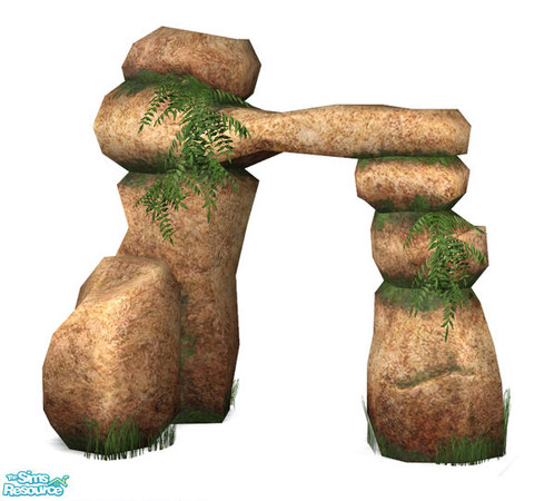 Sims 2 — Stone Arch - Recolor 03 by Murano — 
