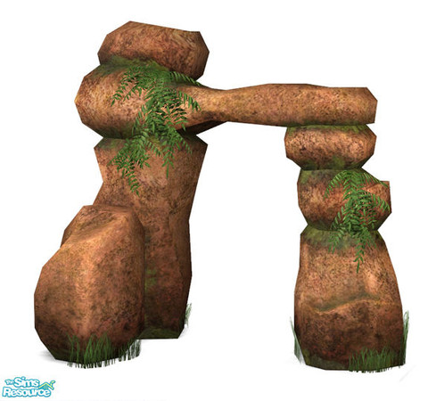 Sims 2 — Stone Arch - Recolor 04 by Murano — 